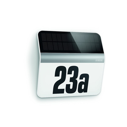 Solar Hausnummer - Beleuchtete Hausnummer - Solar Hausnummernleuchte