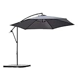 Sekey Ampelschirm 300 cm Sonnenschirm Gartenschirm...