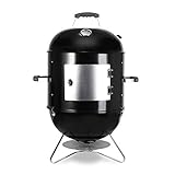 Räucherofen, Smoker, Räuchertonne, 64,5*47,5*90 cm,...