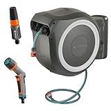 Gardena Wand-Schlauchbox RollUp L (weiß) 30 m exklusiv...