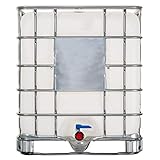 plasteo 1000 Liter IBC- Behälter Wassertank Container...