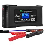 Haisito Ladegerät Autobatterie 12V/24V 35A,...
