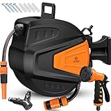 KESSER Schlauchtrommel 30+2m Schlauchaufroller Wasser |...