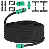 MAMIZO 50m Tropfschlauch Set, Perlschlauch für...