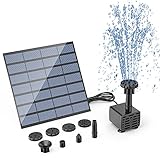 AISITIN Solar Springbrunnen 2024 Upgrade DIY...